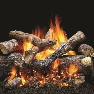 Hearth & Home Technologies: 24-Inch Fireside Grand Oak Outdoor Gas Log Sets