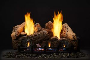 Monessen: 18" Berkley Oak Ceramic (Vent-Free) Log Set (needs burner to complete)