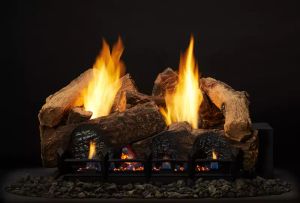 Monessen: 18" Berkley Oak Refractory (Vent-Free) Log Set (needs burner to complete)